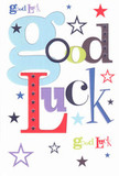 Carrying the effervescent spirit of Beckton, this boldly designed good luck card bursts with colour and encouragement. The phrase 'Good Luck' is arranged playfully, oversized pastel-blue letters weaving seamlessly amid vibrant reds, mossy greens, and plum purples-the colours reminiscent of flower stalls lining Beckton's bustling Saturday market. Dots of navy, gentle lilac, and flashes of fresh lime ride across the white background, their star shapes evoking the sense of dreams waiting just beyond Barking Creek. Flat to the touch but weighty with intention, the card feels inviting, its high-quality cardstock hinting at the pleasure of a fresh bouquet delivered to a doorstep on a special day. Intended to mark fresh starts-a new business venture on East Ham Manor Way or a long-awaited exam-this card embodies the supportive optimism and simple magic that neighbours in Beckton are known for, always hoping for the best in each other's journeys.